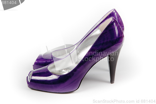 Image of violet female shoes 
