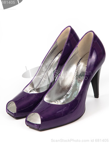 Image of violet female shoes 