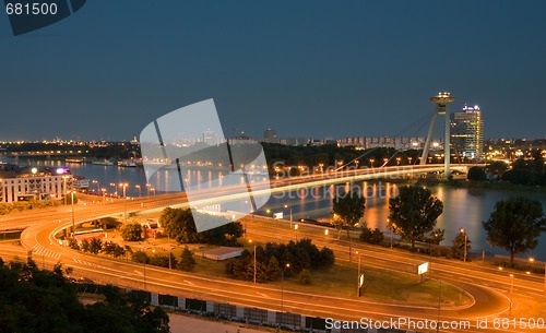 Image of night Bratislava