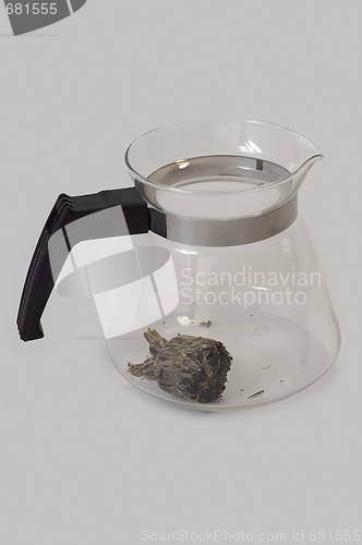 Image of teapot with Lotus Flower Chinese tea