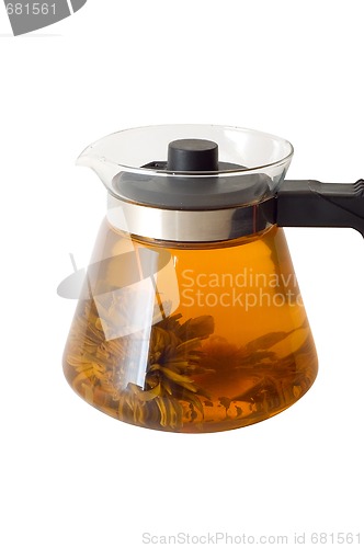 Image of  teapot with  tea