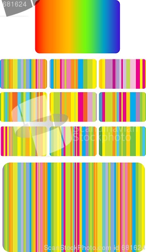 Image of Vector color pattern and gradient