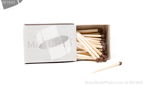 Image of Matches in opened box