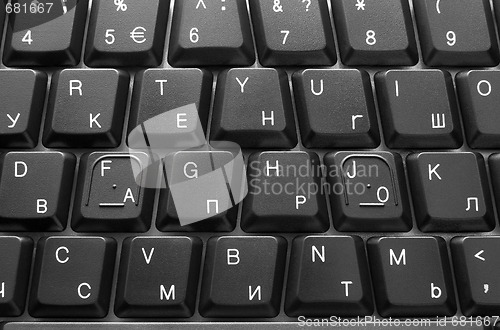 Image of Close-up of Computer keyboard