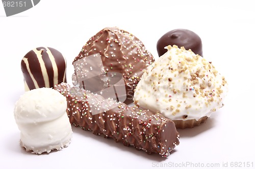 Image of Chocolate covered meringue confection