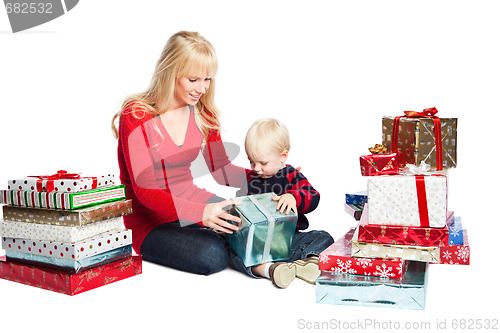 Image of Christmas family gifts