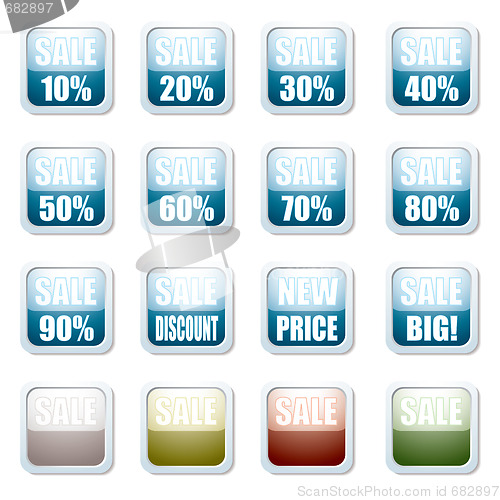 Image of sale discount button