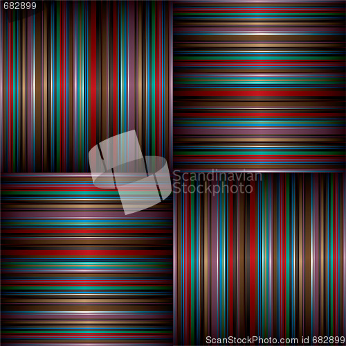 Image of large stripe weave