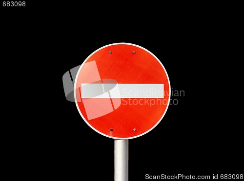 Image of No entry