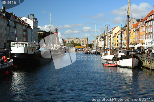 Image of Nyhavn - Copenhagen, Denmark