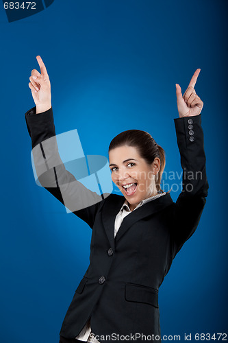Image of Happy businesswoman