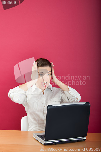 Image of worried Businesswoman