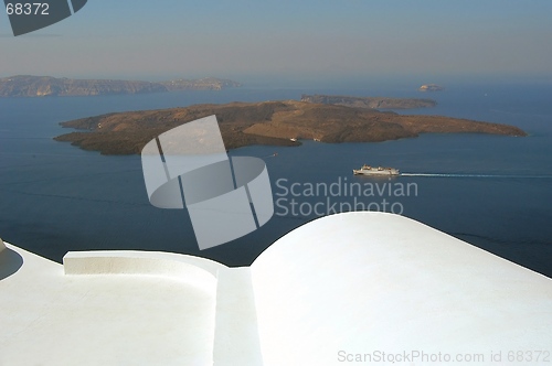 Image of Caldera view in Santorini, Greece