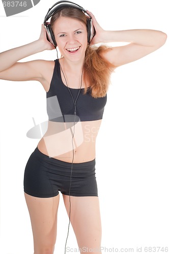 Image of Woman with headphone
