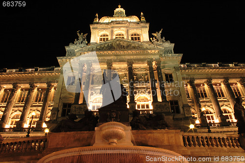 Image of Prague in the night