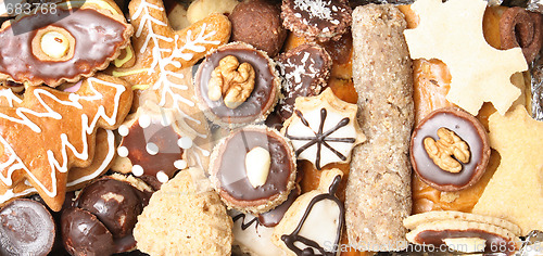 Image of xmas cookies from czech republic