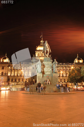 Image of Prague in the night