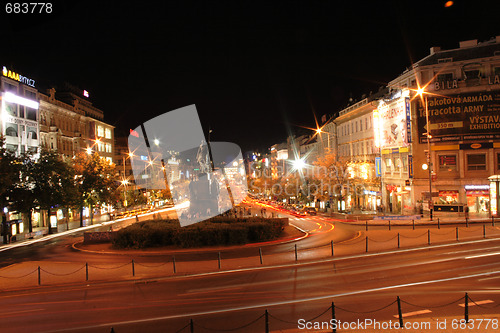 Image of Prague in the night