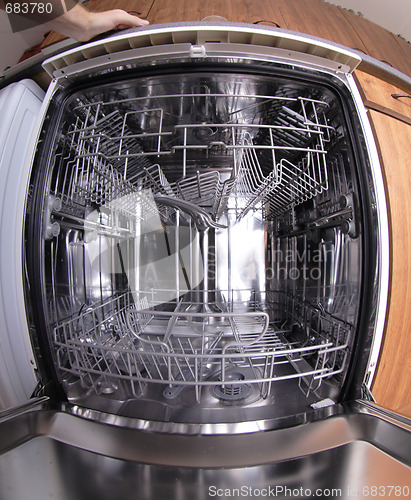 Image of dishwasher machine 