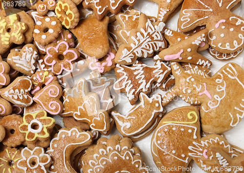 Image of xmas cookies from czech republic