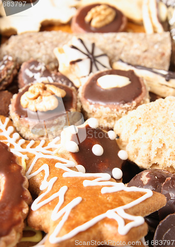 Image of xmas cookies from czech republic