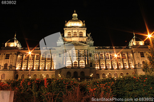 Image of Prague in the night