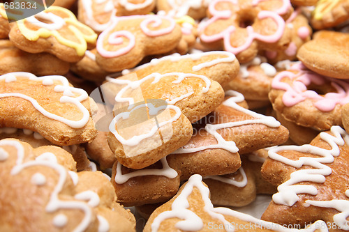 Image of xmas cookies from czech republic