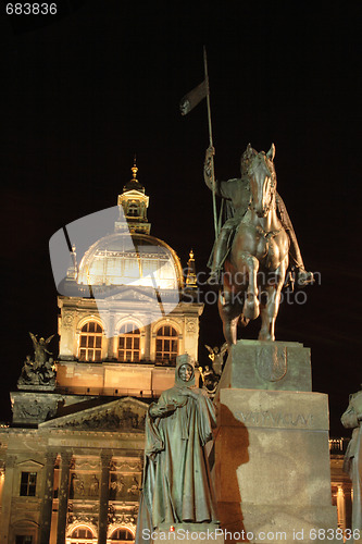 Image of Prague in the night