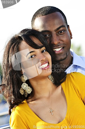 Image of Portrait of happy couple