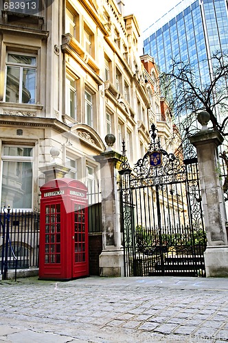 Image of Telephone box in London