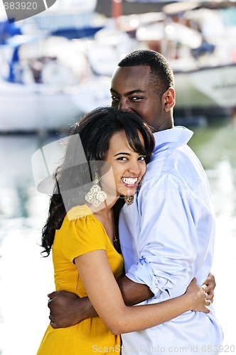 Image of Happy couple embracing