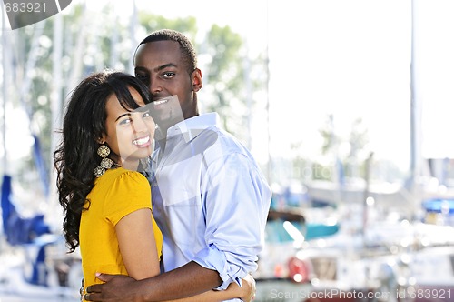 Image of Happy couple embracing