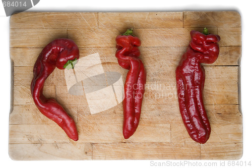 Image of Three Chilis