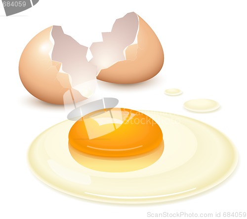 Image of Broken egg