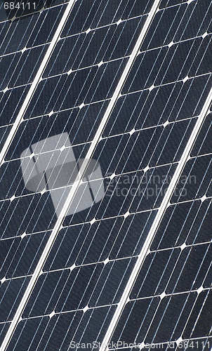 Image of Solar panel closeup