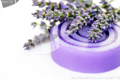 Image of lavender glycerin soap