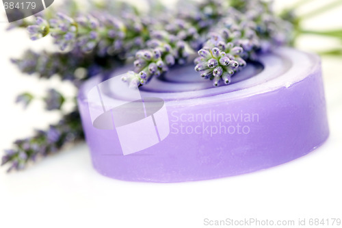 Image of lavender glycerin soap