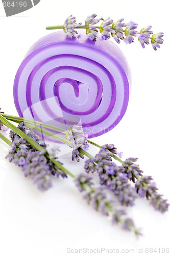 Image of lavender glycerin soap