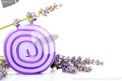 Image of lavender glycerin soap