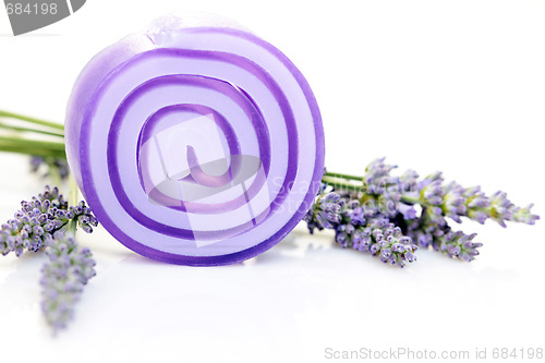 Image of lavender glycerin soap