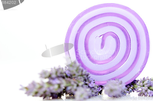 Image of lavender glycerin soap