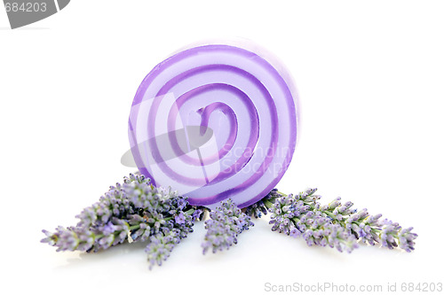 Image of lavender glycerin soap