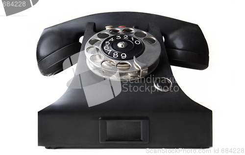 Image of Vintage black phone