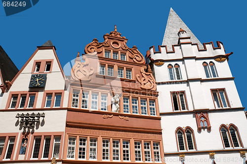 Image of Ancient buildings in the old town of Trier