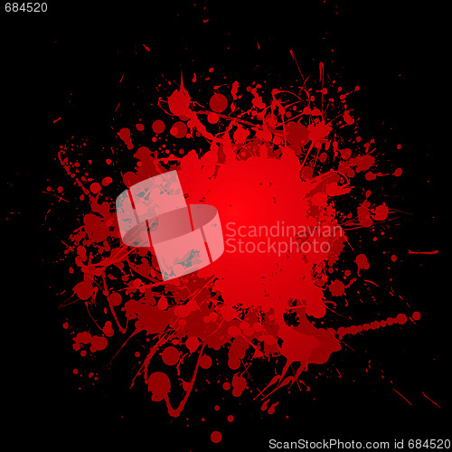 Image of dark splat splat
