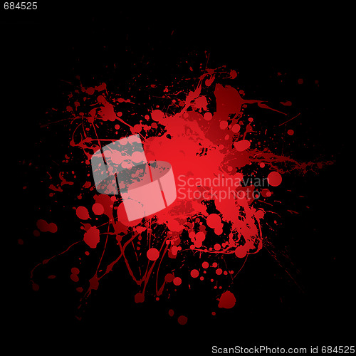 Image of blood splat red