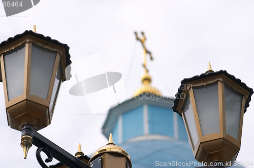 Image of Street lamp, cross