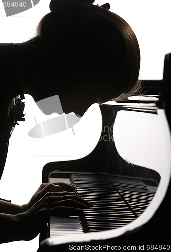 Image of Playing the piano