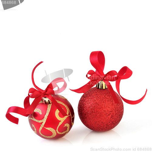 Image of Festive Christmas Baubles