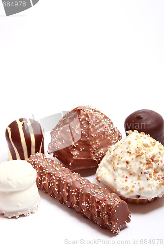 Image of Chocolate covered meringue confection